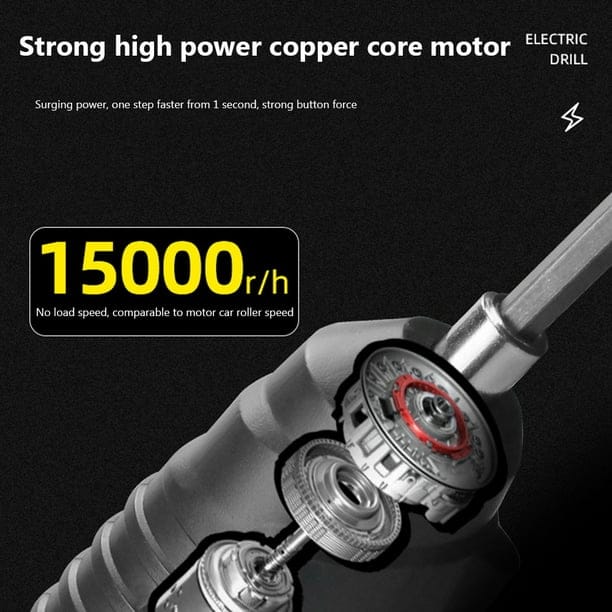 🔧⚡ ¡Mini Taladro Eléctrico Multifunción! Potencia y Precisión en tu Mano 💪✨
