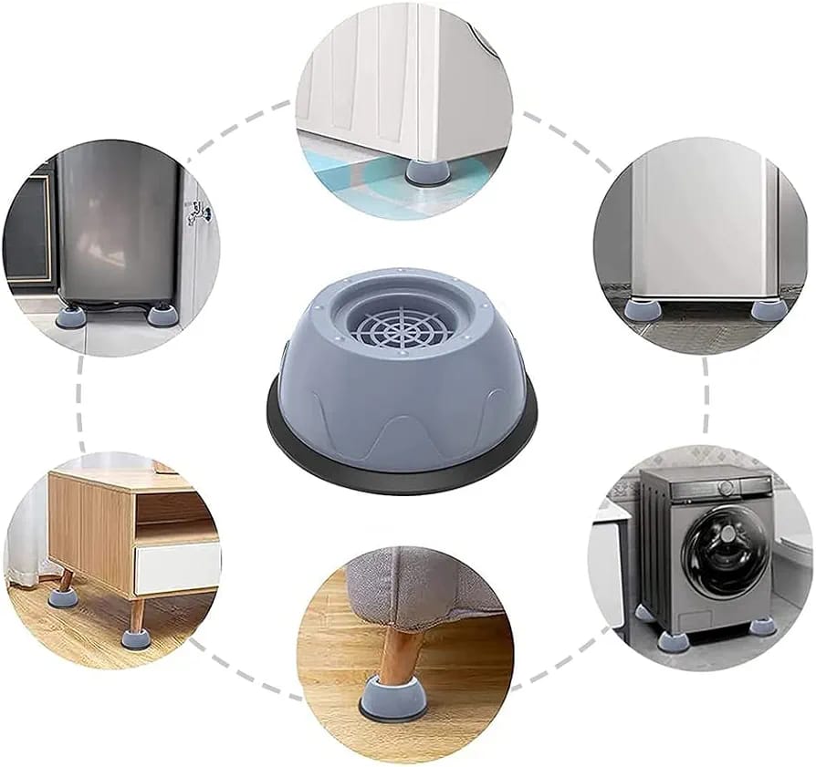 🛡️🧺 SOPORTE ANTIVIBRACIÓN PARA LAVADORA Y MUEBLES