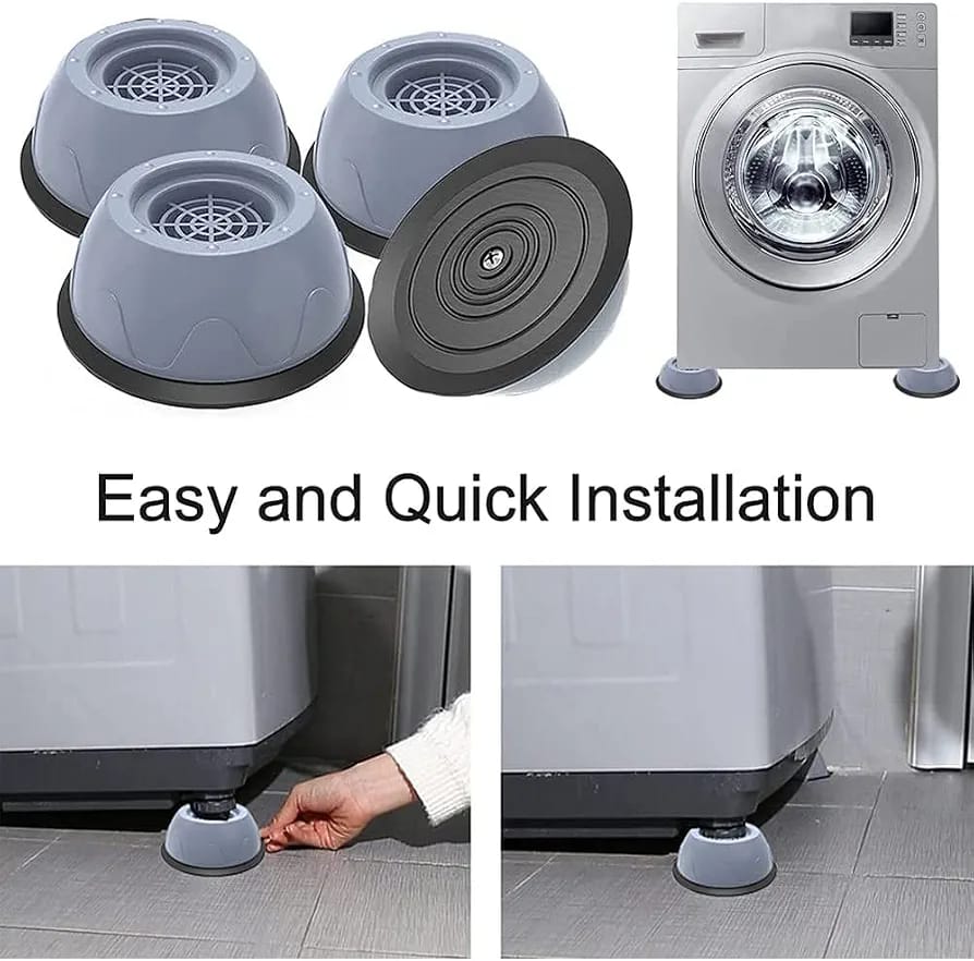 🛡️🧺 SOPORTE ANTIVIBRACIÓN PARA LAVADORA Y MUEBLES