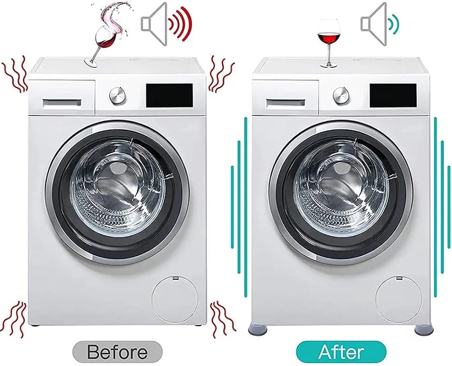 🛡️🧺 SOPORTE ANTIVIBRACIÓN PARA LAVADORA Y MUEBLES