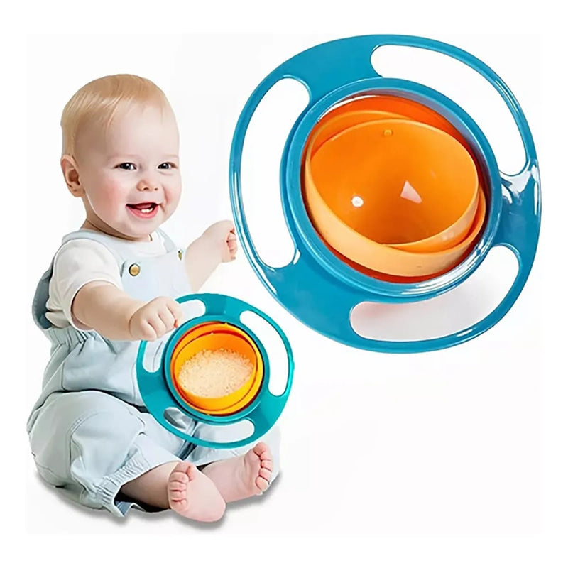 🍽️👶 PLATO GIRATORIO ANTIDERRAMES PARA BEBÉ