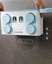 🚿 Organizador de Baño con Dispensador Automático de Pasta Dental 🦷