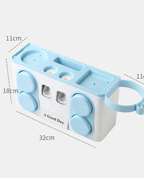 🚿 Organizador de Baño con Dispensador Automático de Pasta Dental 🦷