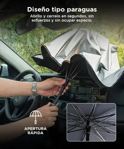 🌞❄️ Sombrilla para Parabrisas | Mantén tu Auto Fresco y Protegido 🚘✨