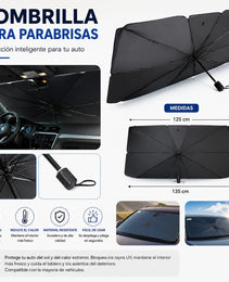 🌞❄️ Sombrilla para Parabrisas | Mantén tu Auto Fresco y Protegido 🚘✨