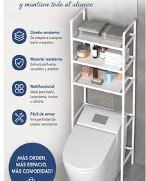 🚿✨ ¡Organiza tu Baño con Estilo! Estante Multifuncional Premium 🛁