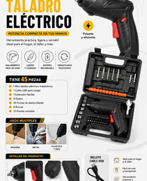 🔧⚡ ¡Mini Taladro Eléctrico Multifunción! Potencia y Precisión en tu Mano 💪✨