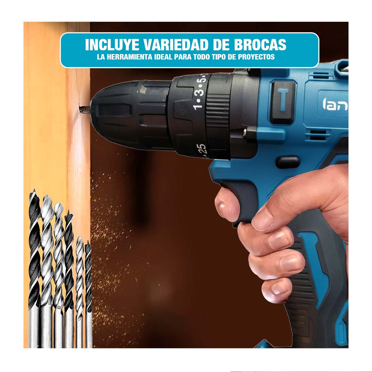 🔨⚡ Taladro LANTUN Profesional 🔥💪 | Potencia y Precisión para Todo Trabajo 🛠️